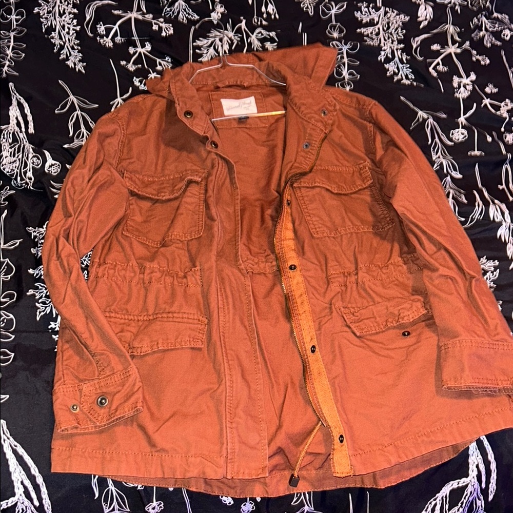 Rust Orange Utility Jacket